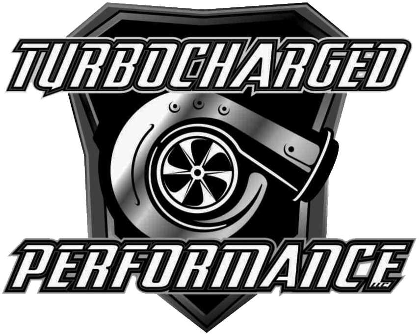 Turbocharged Performance Logo Black and White