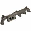 Turbocharged Performance LLC - 6.7L 2007.5-2017 Dodge Cummins Exhaust Manifold, 2 Piece, Cerakoted 