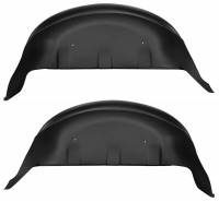 Husky Liners - 17-18 Ford F-250 Super Duty, 17-18 Ford F-350 Super Duty Rear Wheel Well Guards Black Husky Liners