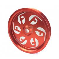 Fleece Performance - Cummins Dual Pump Pulley For use with FPE Dual Pump Bracket Red Fleece Performance