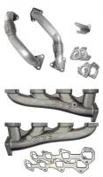 TUNING - High Flow Exhaust Manifolds and Up-Pipes Kit - GM 6.6L Duramax 2001 CA and 2001-2004 FED (116111000)