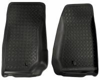 Husky Liners - Husky Floor Liners Front 07-13 Jeep Wrangler 2 & 4 WD Models Classic Style-Black