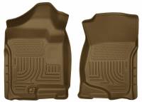 Husky Liners - Husky Floor Liners Front 07-14 Escalade/Avalanche/Silverado/Sierra/Yukon/Suburban WeatherBeater-Tan