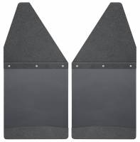 Husky Liners - Kick Back Mud Flaps Front 12" Wide Black Top and Black Weight Chevy/Dodge Husky Liners