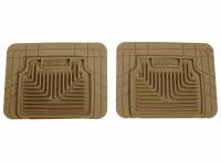 Husky Liners - Semi Custom Fit Floor Mat 2nd or 3rd Seat Smaller Locations-Tan