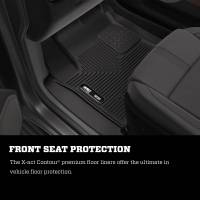 Husky Liners - X-ACT Contour 2nd Seat Floor Liner 19 Ford Ranger SuperCab Pickup Black Husky Liners