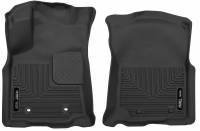 Husky Liners - 16-17 Toyota Tacoma Automatic Transmission Front Floor Liners Black Husky Liners