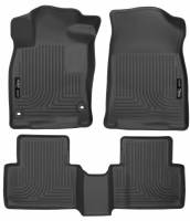 Husky Liners - 16-18 Honda Civic Front & 2nd Seat Floor Liners Black Husky Liners