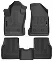 Husky Liners - 17-18 Jeep Compass Front & 2nd Seat Floor Liners Black Husky Liners