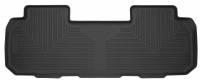 Husky Liners - 18 Buick Enclave 18 Chevrolet Traverse 2nd Row Bench Seats including 60/40 Split Bench 2nd Row Bucket Seats 2nd Seat Floor Liner Black Husky Liners