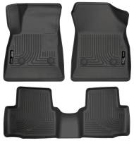 Husky Liners - Front & 2nd Seat Floor Liners 16-17 Chevy Cruze Black Weatherbeater Series Husky Liners