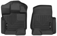 Husky Liners - Front Floor Liner 2017 Ford F-250/F-350/F-450 Black X-Act Contour Series Husky Liners