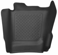 Husky Liners - Husky Center Hump Floor Liner 14-15 Silverado/Sierra Dbl/Crew Cab-Black