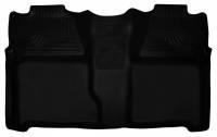 Husky Liners - Husky Floor Liners 2nd Seat (Full Coverage) 07-14 Silverado/Sierra Crew Cab WeatherBeater-Black