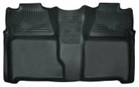 Husky Liners - Husky Floor Liners 2nd Seat (Full Coverage) 07-14 Silverado/Sierra Crew Cab WeatherBeater-Grey