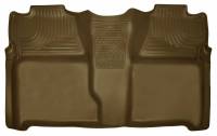 Husky Liners - Husky Floor Liners 2nd Seat (Full Coverage) 07-14 Silverado/Sierra Crew Cab WeatherBeater-Tan