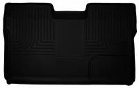 Husky Liners - Husky Floor Liners 2nd Seat (Full Coverage) 09-14 Ford F-150 SuperCrew No Manual Transfer Case Shifter WeatherBeater-Black