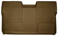 Husky Liners - Husky Floor Liners 2nd Seat (Full Coverage) 09-14 Ford F-150 SuperCrew No Manual Transfer Case Shifter WeatherBeater-Tan