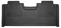 Husky Liners - Husky Floor Liners 2nd Seat (Full Coverage) 2015 Ford F-150 SuperCab WeatherBeater-Black