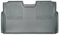 Husky Liners - Husky Floor Liners 2nd Seat (Full Coverage) 2015 Ford F-150 SuperCrew Cab WeatherBeater-Grey