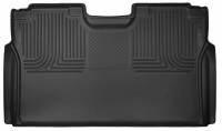 Husky Liners - Husky Floor Liners 2nd Seat (Full Coverage) 2015 Ford F-150 SuperCrew X-Act Contour-Black