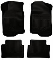 Husky Liners - Husky Floor Liners Front & 2nd Row 05-10 Chevy Cobalt/Pontiac G5 (Footwell Coverage) WeatherBeater-Black