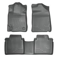 Husky Liners - Husky Floor Liners Front & 2nd Row 07-11 Toyota Camry (Footwell Coverage) WeatherBeater-Grey