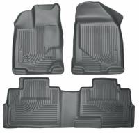 Husky Liners - Husky Floor Liners Front & 2nd Row 07-15 Ford Edge/Lincoln MKX (Footwell Coverage) WeatherBeater-Grey