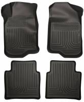 Husky Liners - Husky Floor Liners Front & 2nd Row 08-12 Chevy Malibu/Saturn Aura (Footwell Coverage) WeatherBeater-Black