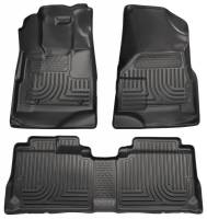 Husky Liners - Husky Floor Liners Front & 2nd Row 09-12 Escape/Tribute/Mariner (Footwell Coverage) WeatherBeater-Black