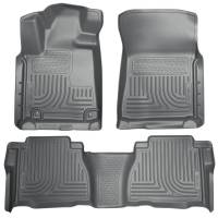 Husky Liners - Husky Floor Liners Front & 2nd Row 10-11 Tundra Dbl/CrewMax Models (Footwell Coverage) WeatherBeater-Grey