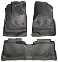 Husky Liners - Husky Floor Liners Front & 2nd Row 10-15 Equinox/Terrain (Footwell Coverage) WeatherBeater-Black