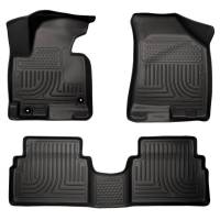 Husky Liners - Husky Floor Liners Front & 2nd Row 11-13 Hyundia Tuscon (Footwell Coverage) WeatherBeater-Black