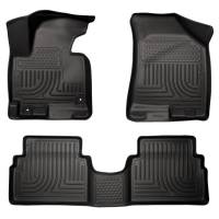 Husky Liners - Husky Floor Liners Front & 2nd Row 11-13 Kia Sportage (Footwell Coverage) WeatherBeater-Black