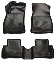 Husky Liners - Husky Floor Liners Front & 2nd Row 11-14 Nissan Juke (Footwell Coverage) WeatherBeater-Black