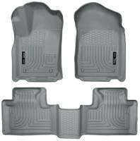 Husky Liners - Husky Floor Liners Front & 2nd Row 11-15 Dodge Durango (Footwell Coverage) WeatherBeater-Grey