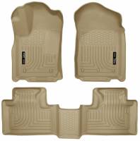 Husky Liners - Husky Floor Liners Front & 2nd Row 11-15 Dodge Durango (Footwell Coverage) WeatherBeater-Tan