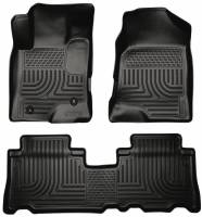 Husky Liners - Husky Floor Liners Front & 2nd Row 12-14 Chevy Captiva Sport (Footwell Coverage) WeatherBeater-Black