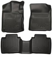 Husky Liners - Husky Floor Liners Front & 2nd Row 12-14 Toyota Venza (Footwell Coverage) WeatherBeater-Black