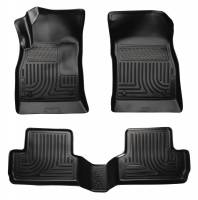 Husky Liners - Husky Floor Liners Front & 2nd Row 12-15 Buick Verano (Footwell Coverage) WeatherBeater-Black