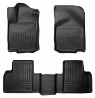 Husky Liners - Husky Floor Liners Front & 2nd Row 12-15 Mercedes-Benz GL350/Gl450/ML350 (Footwell Coverage) WeatherBeater-Black