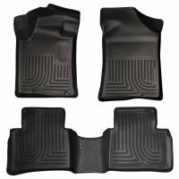 Husky Liners - Husky Floor Liners Front & 2nd Row 13-15 Nissan Altima Nov 2012 Or Newer (Footwell Coverage) WeatherBeater-Black