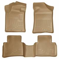 Husky Liners - Husky Floor Liners Front & 2nd Row 13-15 Nissan Altima Nov 2012 Or Newer (Footwell Coverage) WeatherBeater-Tan