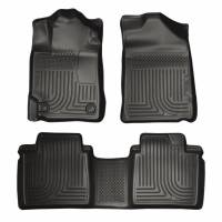 Husky Liners - Husky Floor Liners Front & 2nd Row 13-15 Toyota Avalon (Footwell Coverage) WeatherBeater-Black