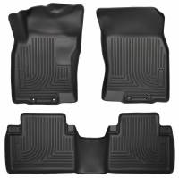 Husky Liners - Husky Floor Liners Front & 2nd Row 14-15 Nissan Rogue (Footwell Coverage) WeatherBeater-Black