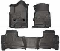 Husky Liners - Husky Floor Liners Front & 2nd Row 2015 Suburban/Yukon XL (Footwell Coverage) WeatherBeater-Black