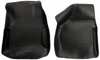 Husky Liners - Husky Floor Liners Front 00-07 F Series Super Duty Models Classic Style-Black