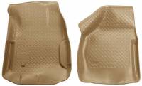 Husky Liners - Husky Floor Liners Front 00-07 F Series Super Duty Models Classic Style-Tan