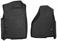 Husky Liners - Husky Floor Liners Front 02-15 Dodge Ram Auto Trans X-Act Contour-Black