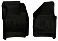 Husky Liners - Husky Floor Liners Front 08-10 Ford F-Series WeatherBeater-Black